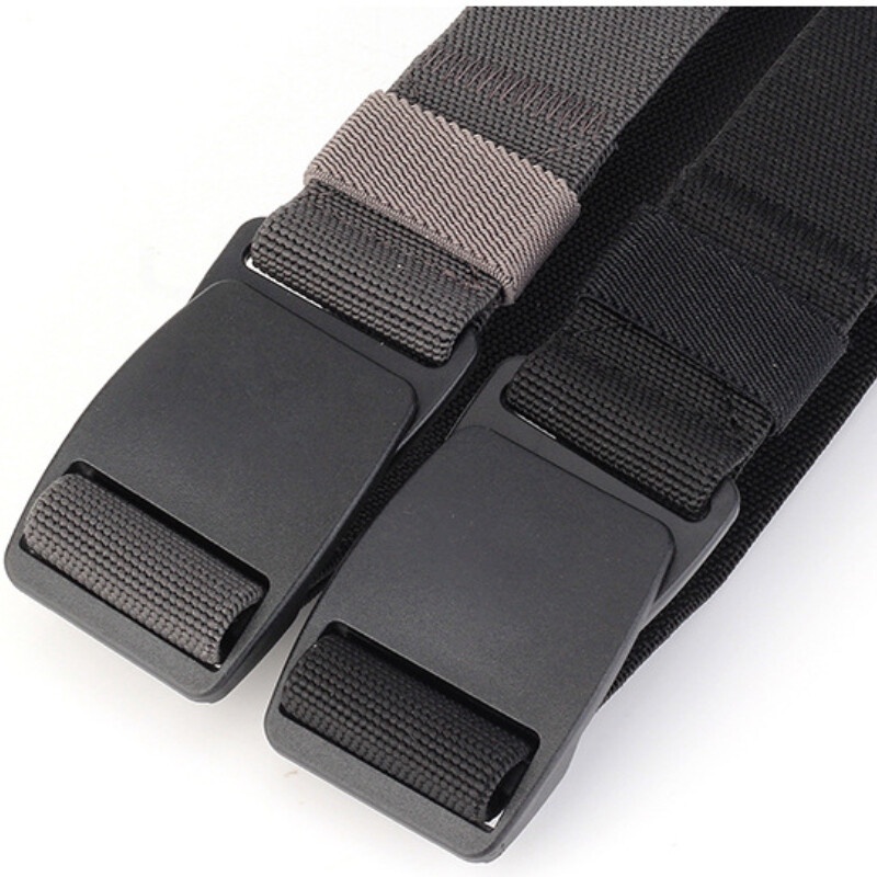 Thắt lưng nylon dày 3.8cm thiết kế đơn giản với khóa nhựa dày 4mm thời trang cho nam