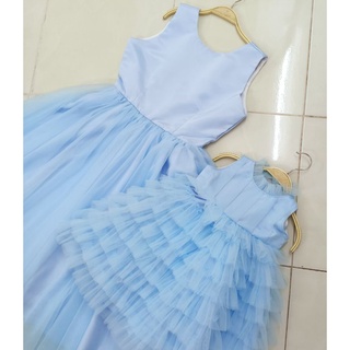 Set mẹ và bé xanh trời C766