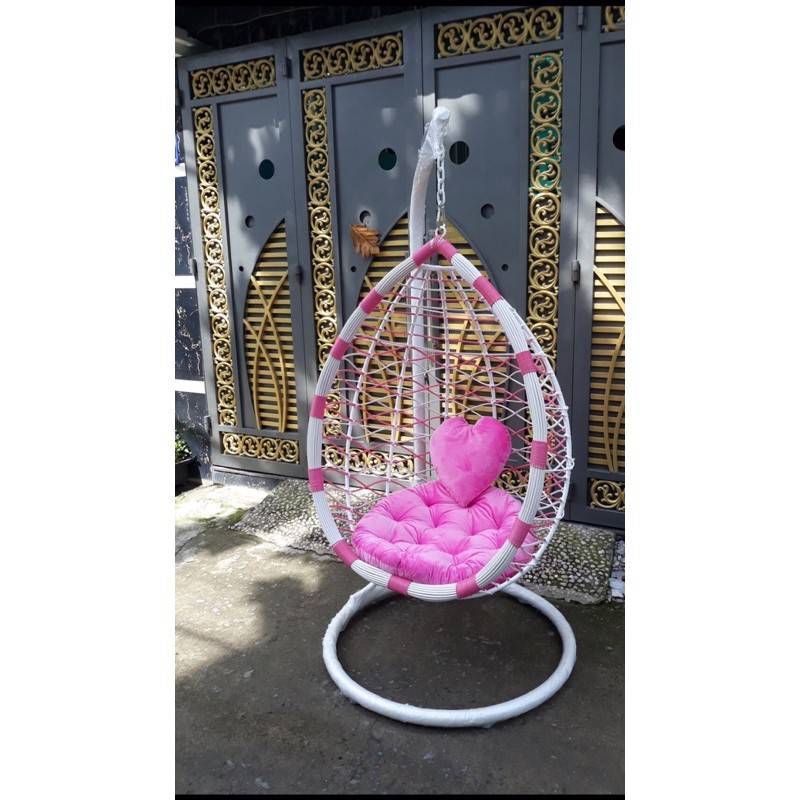 Xích đu giọt nước - xích đu mây nhựa cao cấp