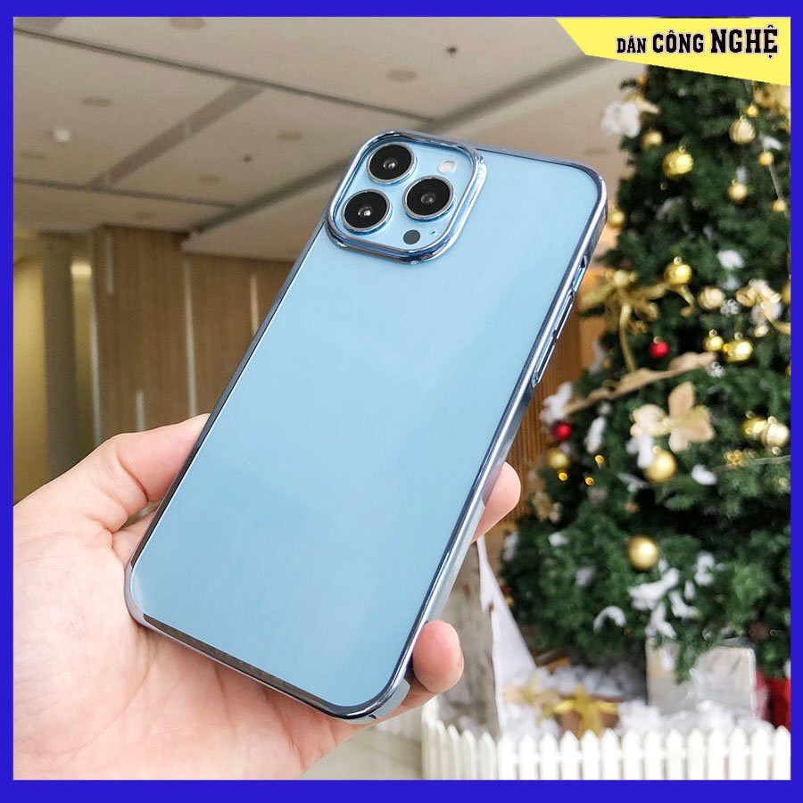 Ốp lưng trong bất tử viền màu Cao cấp iPhone 13 , 13 Pro , 13 Pro max