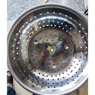 Rổ inox lỗ lớn dày size 30cm-38cm