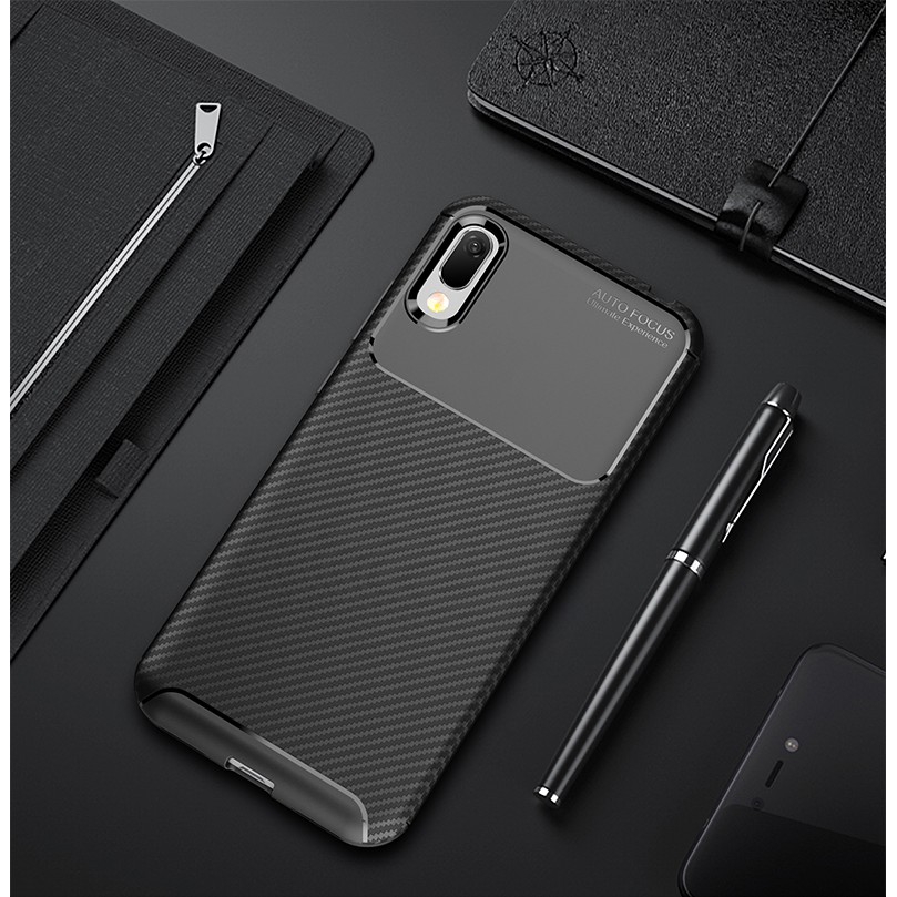 Ốp Điện Thoại Sợi Carbon Cứng Cho Huawei Y7P Huaweiy7P Y 7p