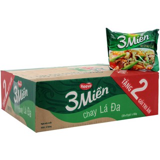 Mì 3 miền thùng 30 gói ( 65g / gói ) HSD 11/2021