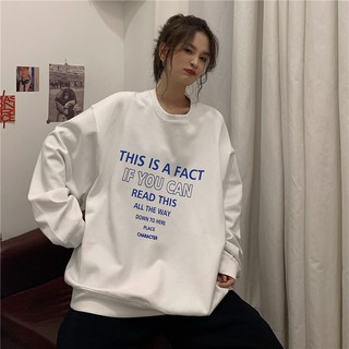 [Áo sweater nữ form rộng phong cách unisex] áo hoodie nữ unisex nỉ da cá thời trang ulzzang hàn quốc đi chơi đi học