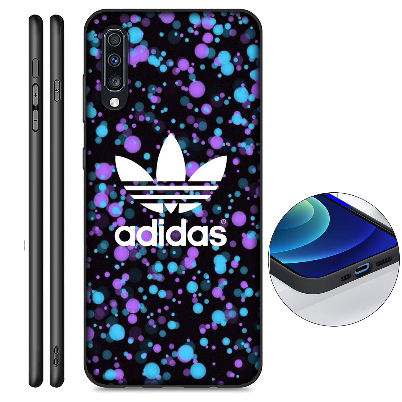 Ốp điện thoại silicon mềm hình logo Adidas B54 cho Samsung Galaxy A02S J2 J4 Core J5 J6 Plus J7 Prime A42
