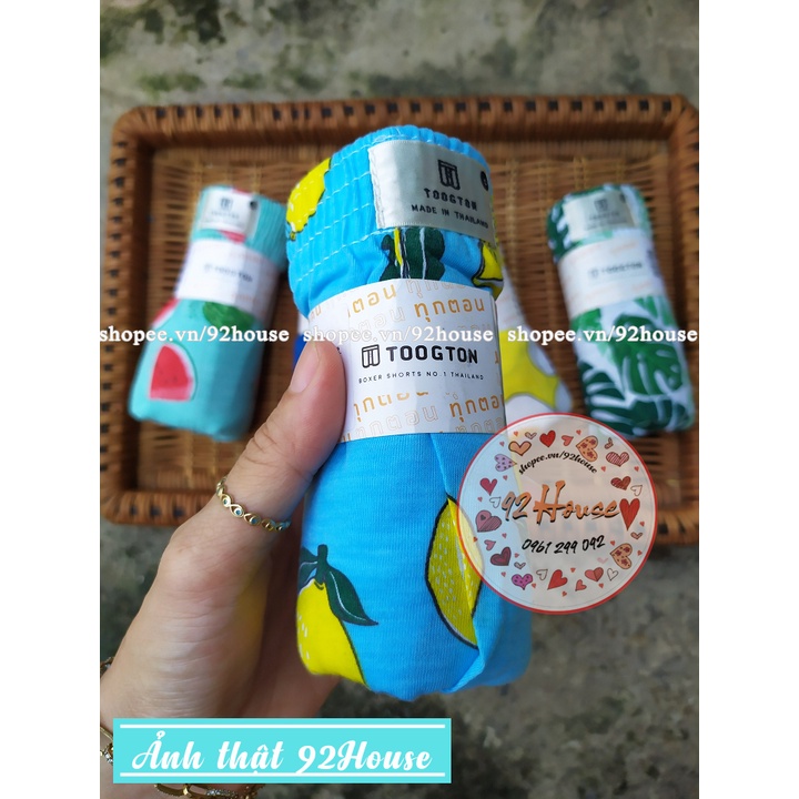 Quần đùi thái nam nữ đều mặc được quần boxer thể thao mặc nhà chất cotton thoáng mát