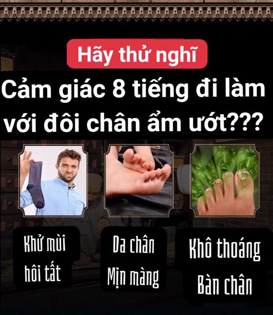 Bột thảo dược Đông y gia truyền Thông Cát_khử mùi hôi chân, kháng khuẩn, loại bỏ nấm mốc, vi khuẩn gây mùi