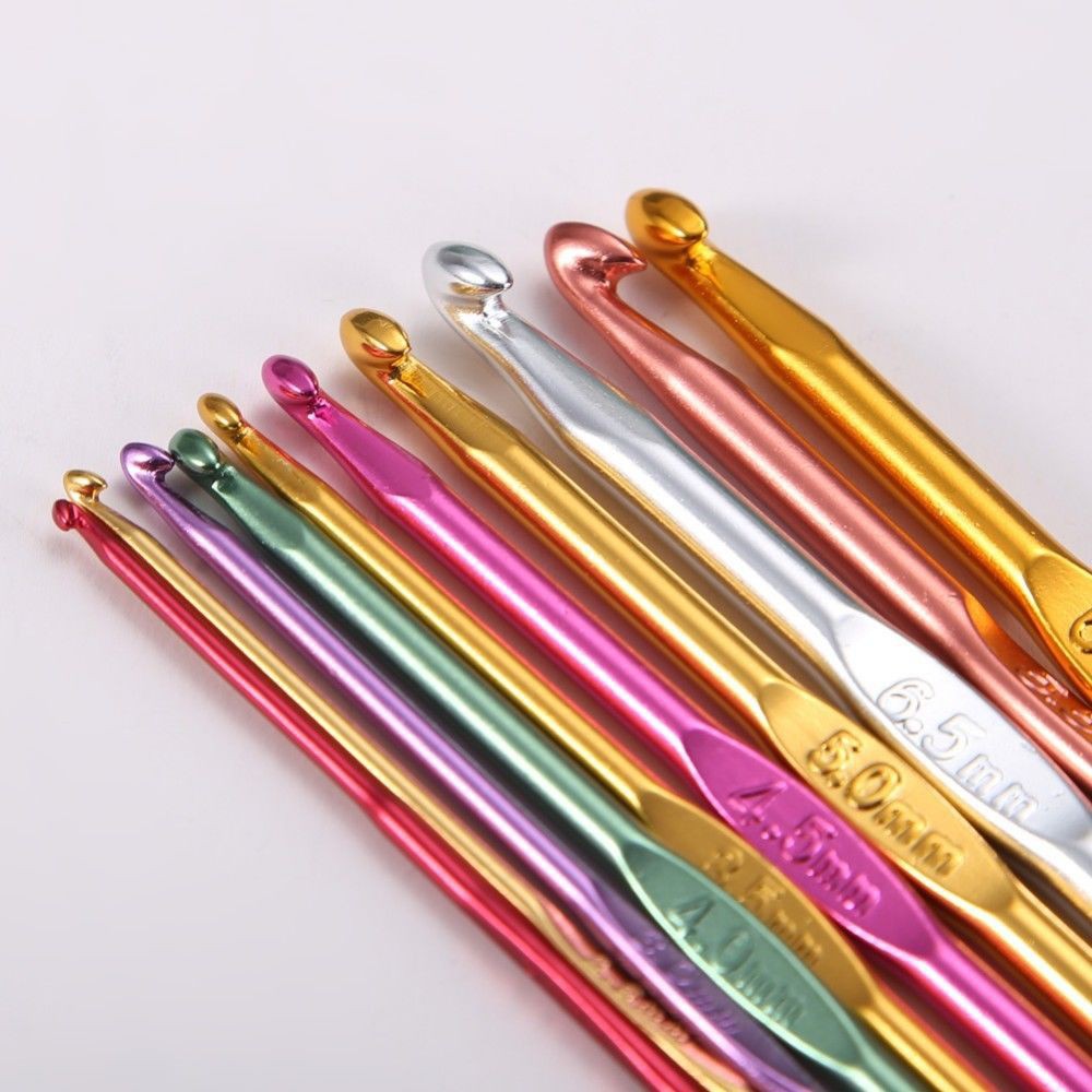 Bộ 12 móc đan thêu 2mm-8mm