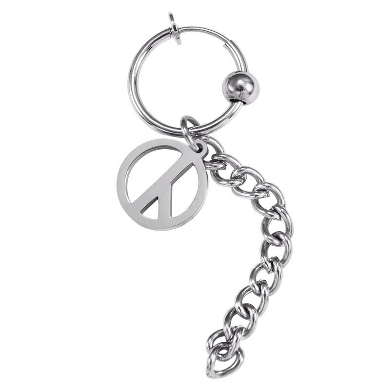 Earcuff kẹp tai titan không cần xỏ lỗ không gỉ không đen không dị ứng