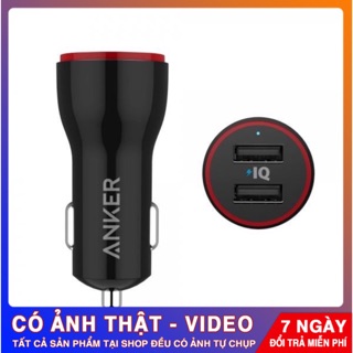 Sạc ô tô Anker PowerDrive Elite A2212 - 2 cổng, 24W