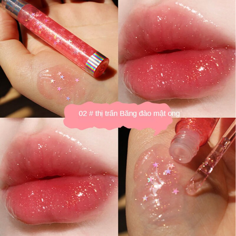 Son bóng 3 màu sắc tùy chọn dưỡng ẩm lâu trôi cao cấp dành cho nữ