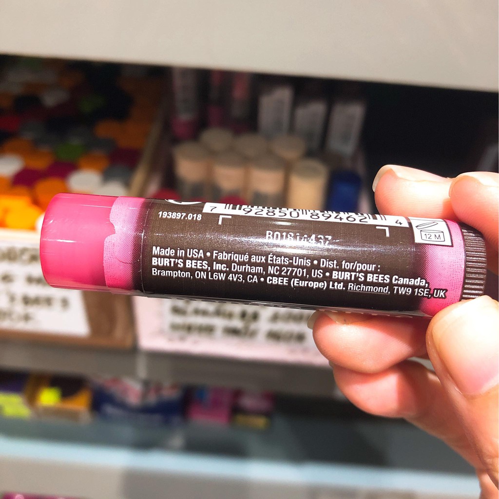 Son dưỡng có màu Burt's Bees Hibiscus Tinted Lip Balm