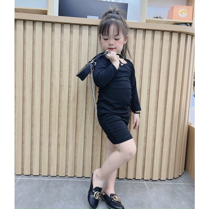 Váy body màu đen cho bé 10-18kg