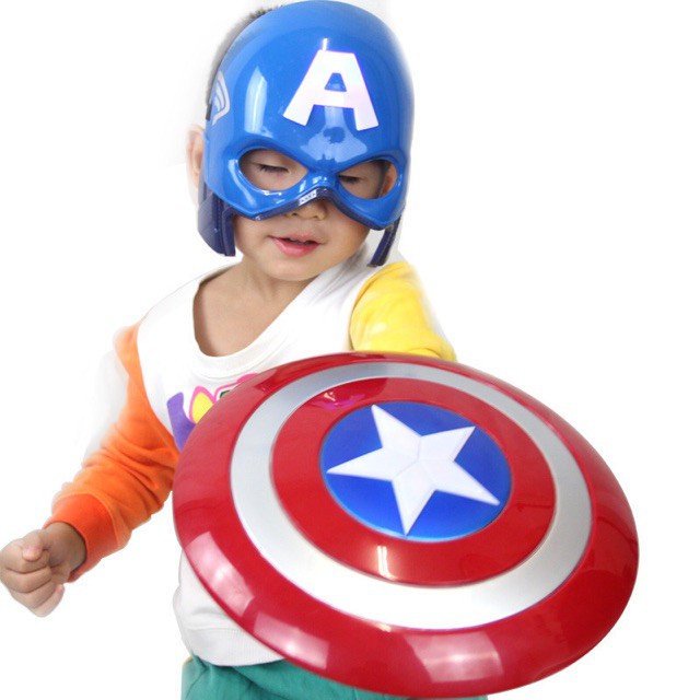 Set Bộ mặt nạ + khiên của Captain America