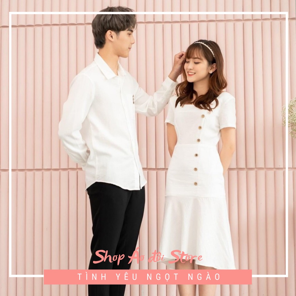 đồ đôi nam nữ dễ thương, chất đẹp để chụp hình cưới, đi du lịch