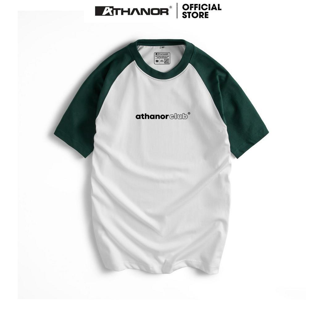 Áo Thun Raglan ATHANOR Basic Form Rộng Tay Lỡ Unisex Cotton Premium