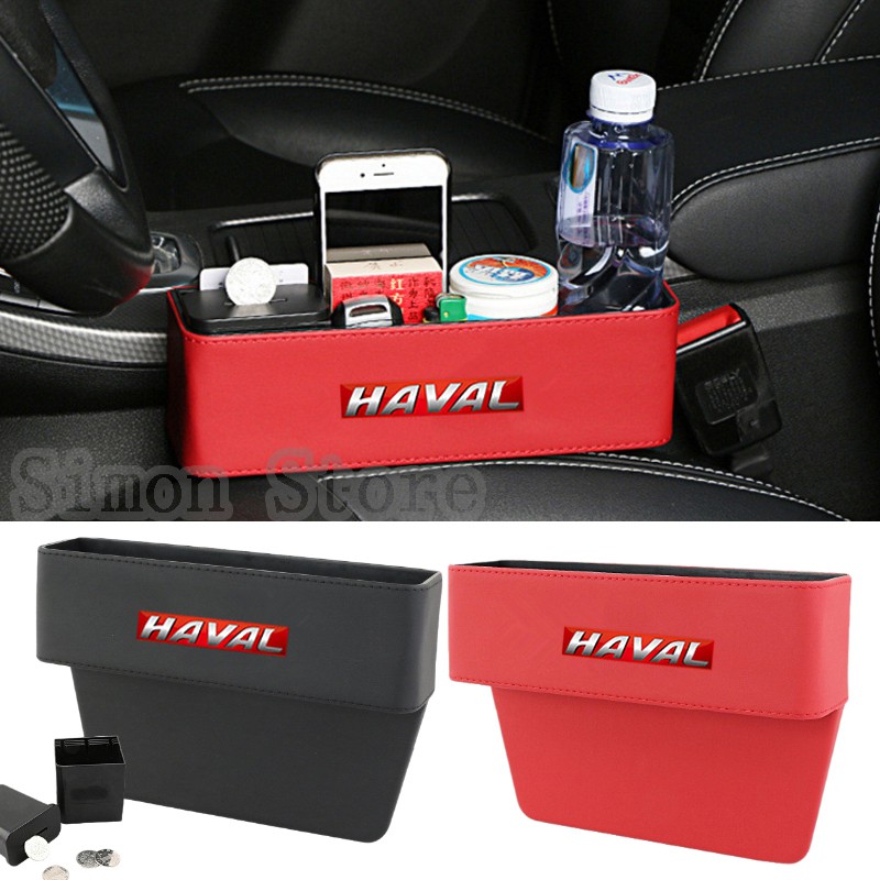 Hộp Da Đựng Đồ Gắn Khe Ghế Ngồi Xe Hơi Chống Tràn Cho Haval M4 H2 H3 H6 H5 H9 H8