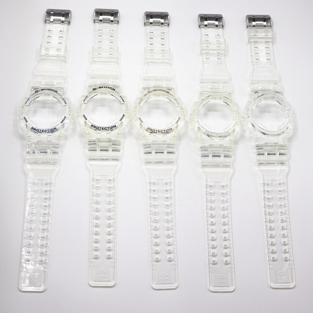 Dây Đeo Đồng Hồ Màu Trong Suốt Chống Thấm Nước Cho Casio G-SHOCK GA120 110 100 GD100 GD110 GD120 GA-110GB GAX-100
