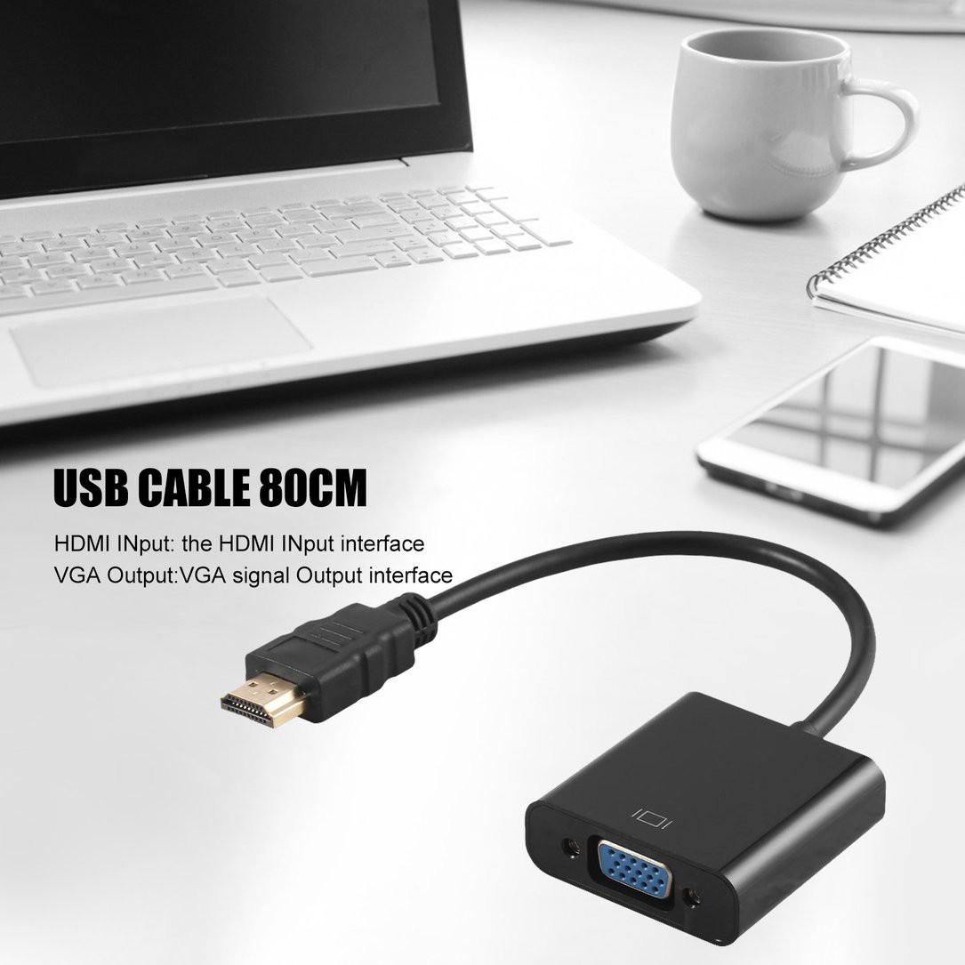 Bộ Chuyển Đổi Hdmi Sang Vga Rgb 1080p 1207discount Cho Pc