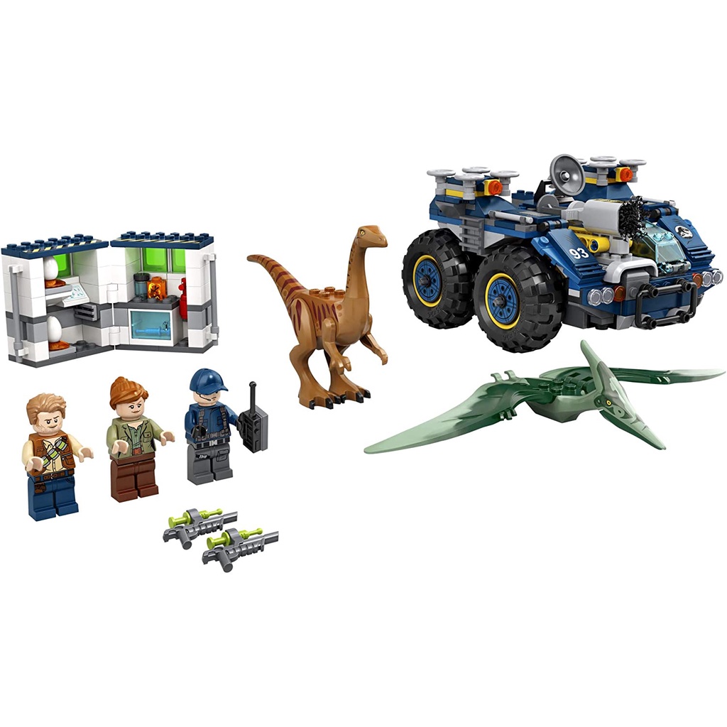 Đồ chơi LEGO khủng long  Jurassic World Gallimimus and Pteranodon Breakout 75940-391 chi tiết