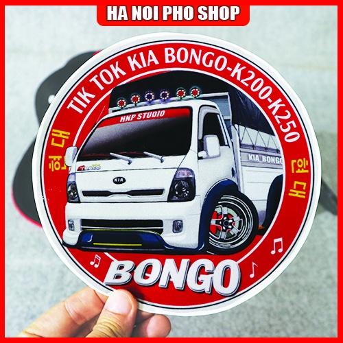 Nón Tem Móc Khóa xe Tải KIA BONGO K200 K250 THACO, Tem Logo Dán Xe Tải KIA | Hà Nội Phố Xe Tải