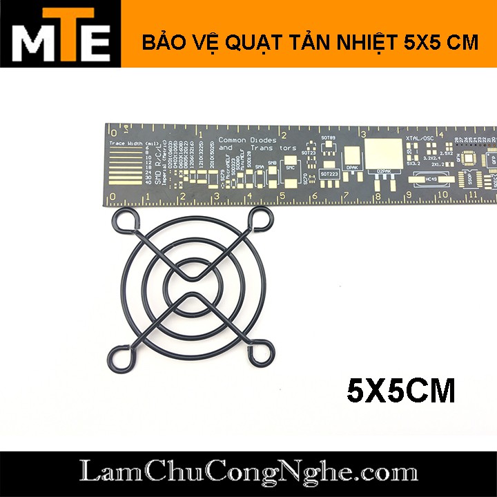 Tấm bảo vệ quạt tản nhiệt 4×4 , 5x5cm màu đen