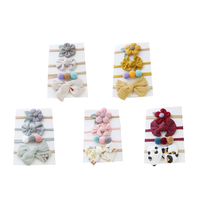 Băng Đô Co Giãn Thoáng Khí Thoải Mái Dành Cho Bé Trai Gái 0-36 Tháng Tuổi