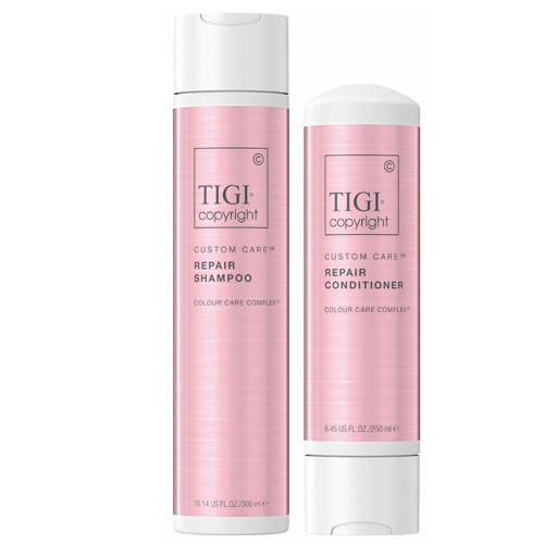 {Siêu rẻ} {Chính hãng} Dầu gội xả phục hồi tóc hư tổn Tigi Copyright CUSTOM CARE REPAIR 300ml/250ml