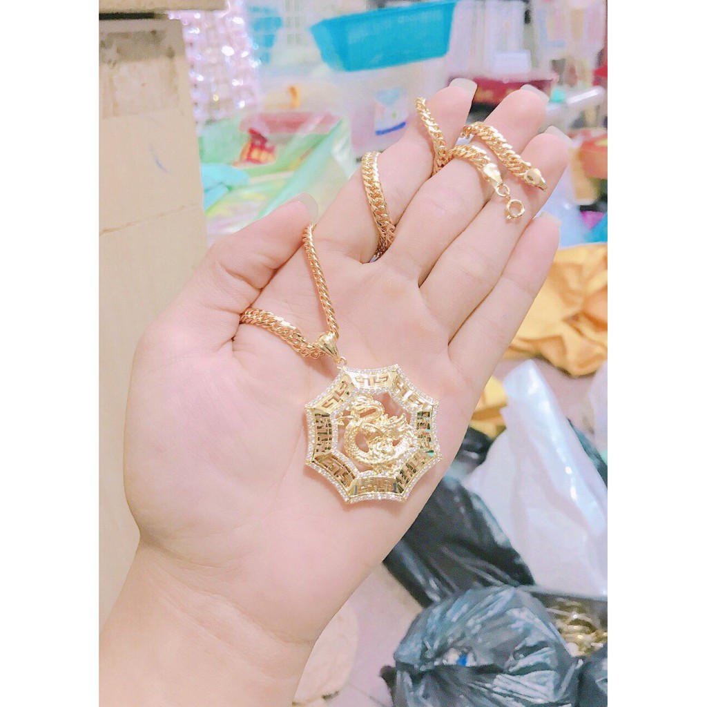 Dây chuyền nam mạ vàng 24k am 717