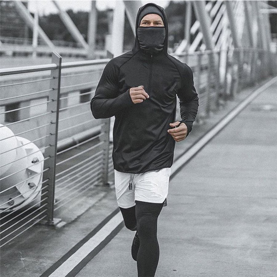 Quần đùi tập gym - chạy bộ 2 lớp liền có lót quần legging