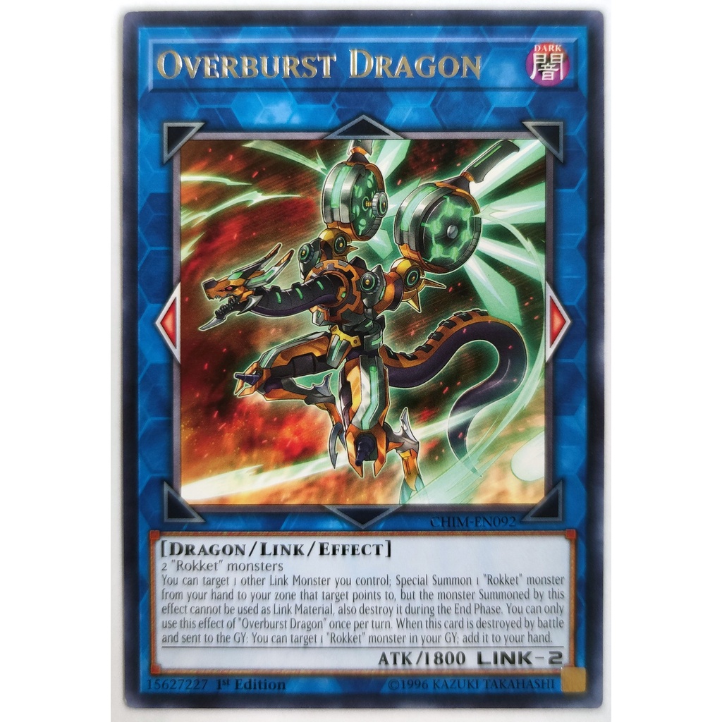 [Thẻ Yugioh] Overburst Dragon |EN| Rare (VRAINS)