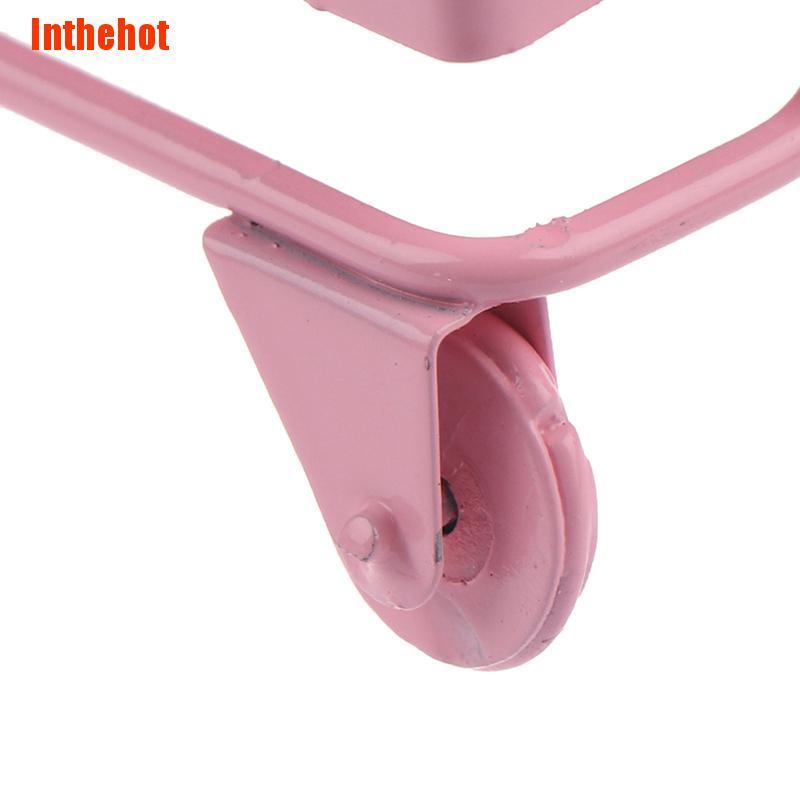 Mô Hình Sách Mini Tỉ Lệ 1: 12 Có Bánh Xe Tiện Dụng Cho Búp Bê