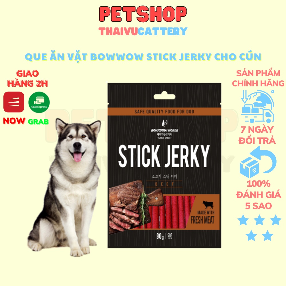 Que ăn vặt chó cún - Bowwow Stick Jerky