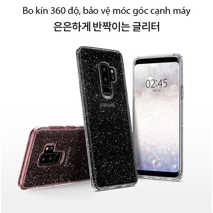 Ốp lưng Galaxy S9 Plus Spigen Liquid Crystal Glitter