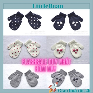 Găng tay len giữ ấm cho bé (Ảnh thật)