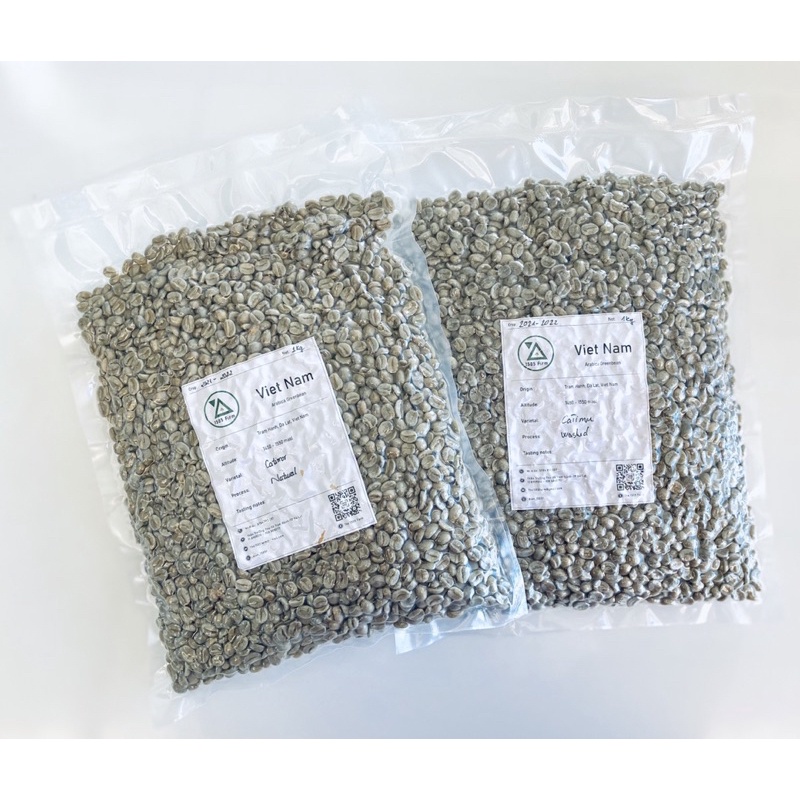 Cà phê nhân xanh Arabica Cầu Đất Đà Lạt / 500gr