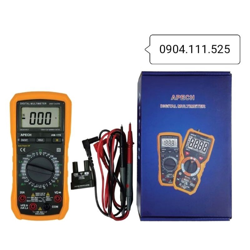 Đồng hồ đo cuộn cảm, tụ điện APECH AM-178