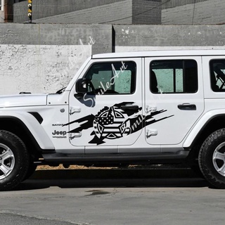 1 miếng dán vinyl phản quang 56cmx144cm trang trí cửa xe hơi jeep wrangler