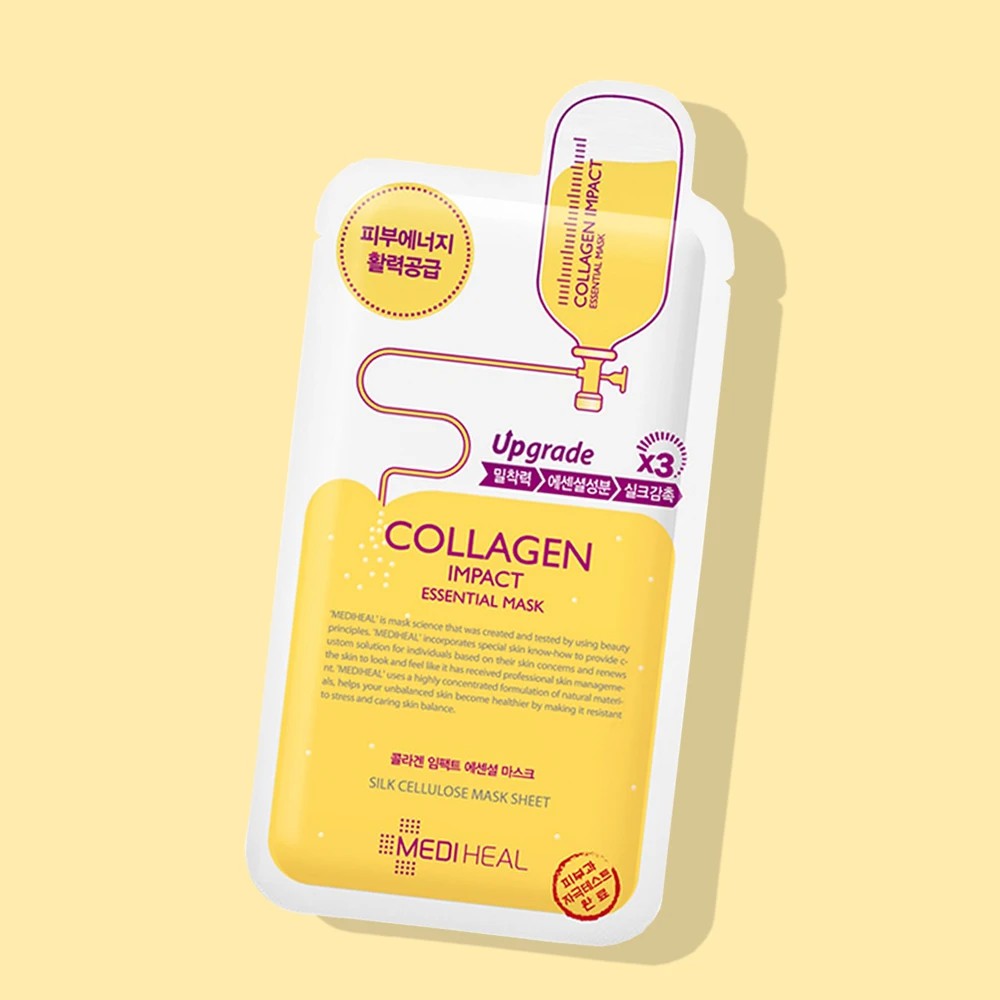 [CHÍNH HÃNG] Hộp 10 Mặt Nạ Bổ Sung Collagen, Chống Lão Hóa Mediheal Collagen Impact Essential Mask 24ml x 10 Miếng