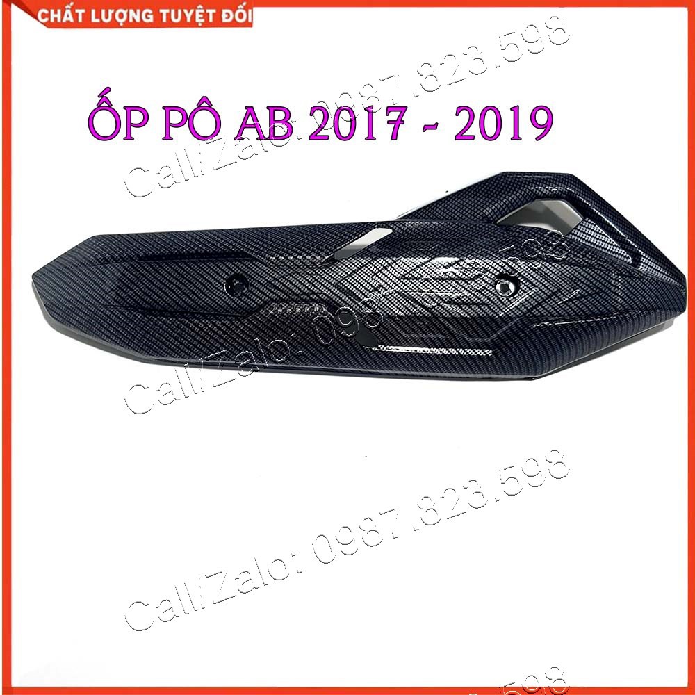 [ Full Bộ Carbon Trang Trí AB 2017 - 2019] Thảm AirBlade AB 2017 - 2019, Ốp Pô AirBlade AB 2017 - 2019, Bọc Mũi Dè AB