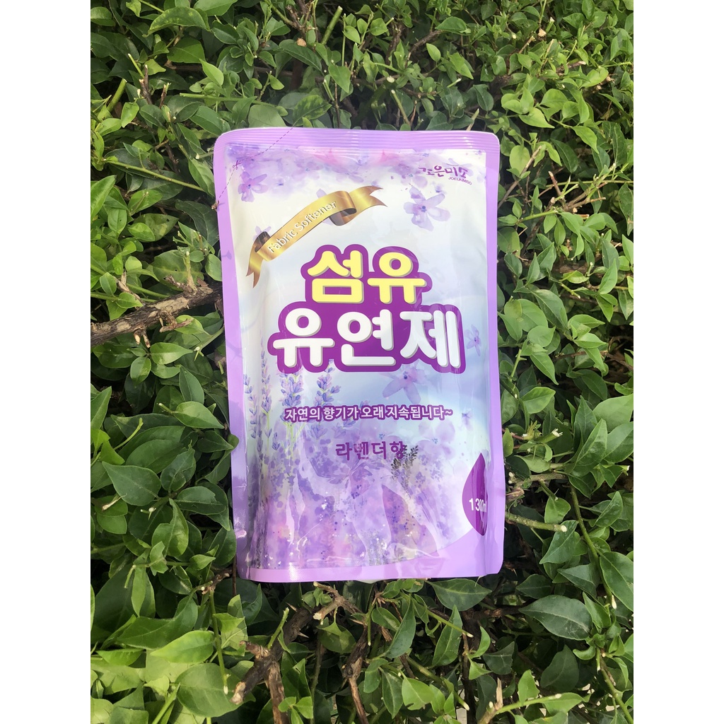 Nước Xả Vải HANVIT Hàn Quốc - Hương Lavender 1300ML - Đậm Đặc, Thơm Lâu, Mềm vải