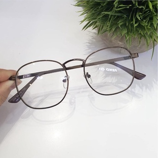 Gọng Kính Cận Chất Liệu Hợp Kim Unisex G247 (kèm hộp đựng), Kính Vuông Gọng Sắt Không Rỉ Mảnh FERADO