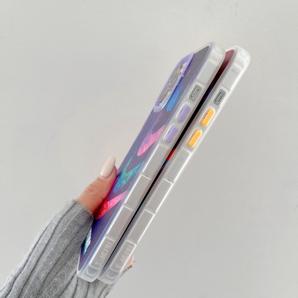 Ốp Điện Thoại Trong Suốt Họa Tiết Bầu Trời Đầy Sao Màu Sắc Blu-ray Cho Iphone13Pro 13Pro 7P 7P 13Pro 12Promax 12Promax