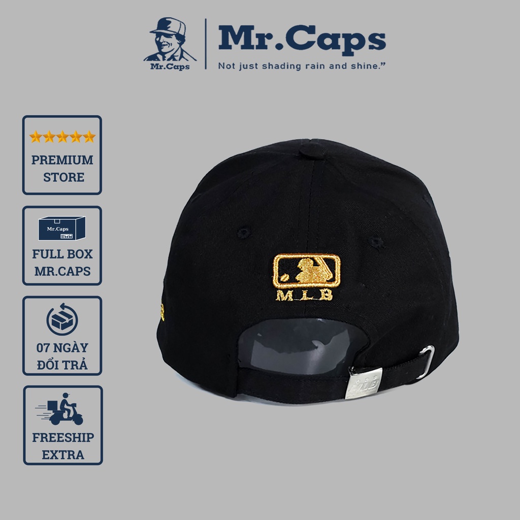 Nón NY lưỡi trai - Nón kết thời trang thể thao unisex logo cạnh cao cấp freesize full hộp dành cho nam nữ của Mrcap NY01