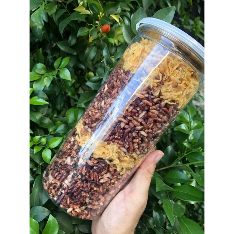 Cơm gạo lứt mix rong biển chà bông hũ 300g