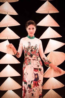 Áo dài gấm - ko kèm quần ( có hình thật)