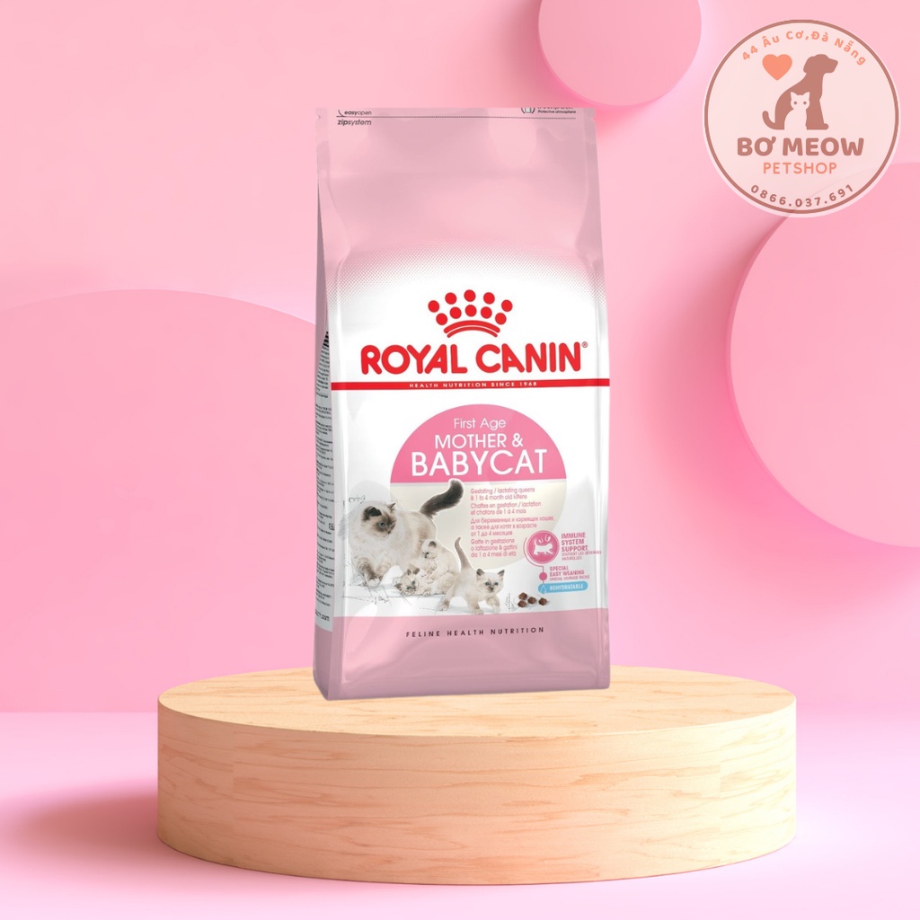 [ sale đến 31.05 ] Hạt Royal Canin Mother &amp; Babycat cho mèo con dưới 4 tháng tuổi túi 400g