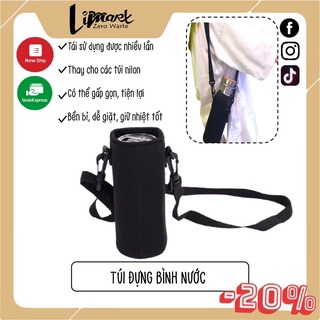 Túi Đựng Bình Nước Kèm Quai Đeo Rút Tiện Lợi Limart