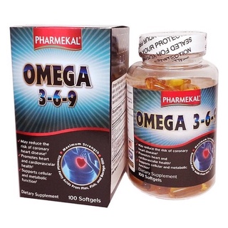 [Mua nhiều giá rẻ] Viên uống Viên Dầu Cá Omega 369 Pharmekal 100 viên