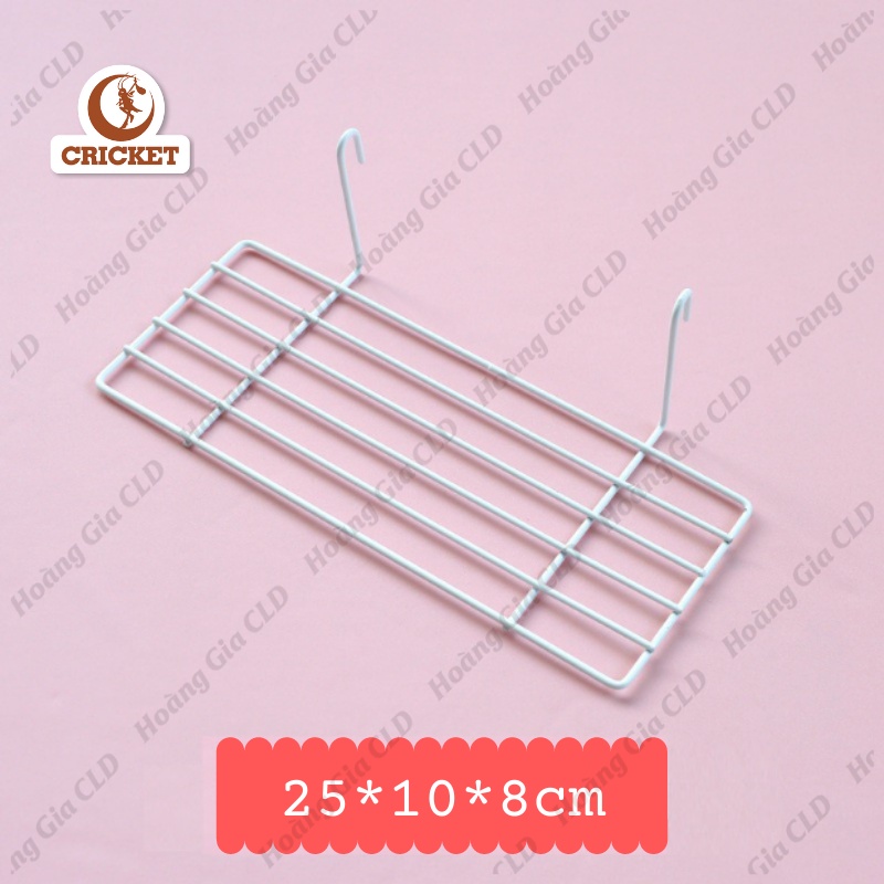 Giỏ cài khung lưới sắt - móc cài khung lưới đựng đồ tiện lợi, decor trang trí nhà cửa
